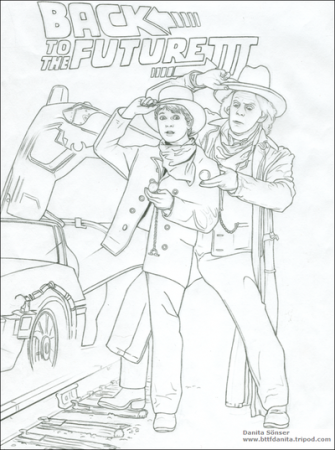 back to the future coloring pages - Google Search (With images ...