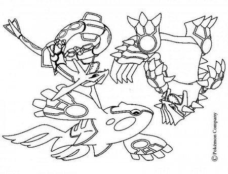 groudon coloring pages - pokemon coloring pages