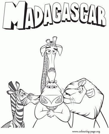 MADAGASCAR 3 Coloring Pages