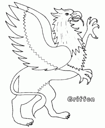 fantasygriffin Colouring Pages