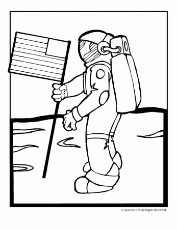 Astronaut Coloring Sheet - Ant-llc.net
