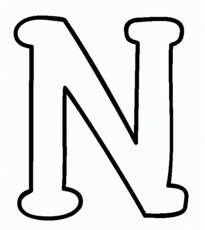 Letter N Coloring Sheets : Free Alphabet Coloring Pages Letter N ...