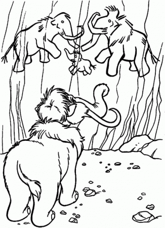 Drawing The Animals of the Ice Age Coloring Pages: Drawing The ...