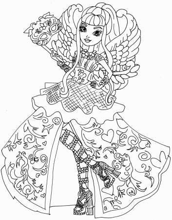 Free Printable Ever After High Coloring Pages: C.A Cupid ...
