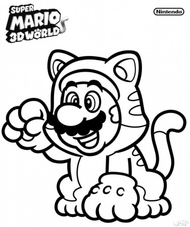 Coloring Pages Mario 3d World posted by Samantha Sellers