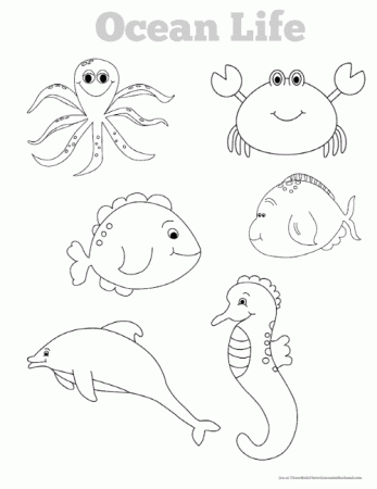 Free Printable Ocean Life Coloring Pages (Fun Under the Sea!)