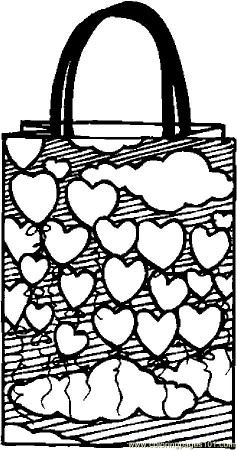 Gift Bag Hearts Coloring Page for Kids - Free Valentine's Day Printable Coloring  Pages Online for Kids - ColoringPages101.com | Coloring Pages for Kids