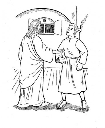 Apostle John Coloring Page - Coloring Pages For All Ages