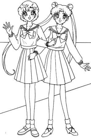 Usagi And Friend Sailormoon Coloring | advice for your Home Decoration