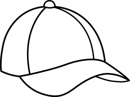 baseball cap coloring pages
