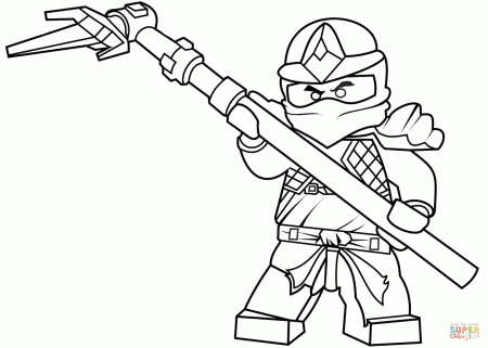 Lego Ninjago Cole ZX coloring page | Free Printable Coloring Pages