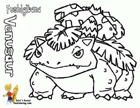 Fo' Real Pokemon Coloring Pages | Bulbasaur - Nidorina | Free ...