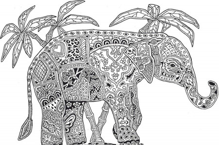 Printable 18 Elephant Mandala Coloring Pages 5440 - Elephant ...