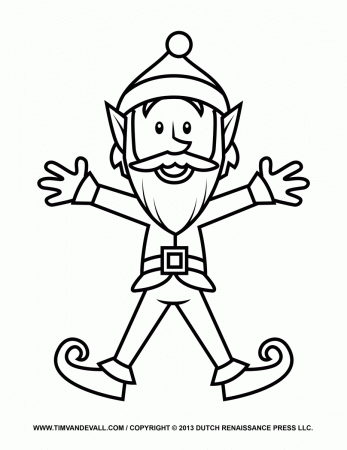 8 Pics of Elf Coloring Pages - Christmas Elves Coloring Pages ...
