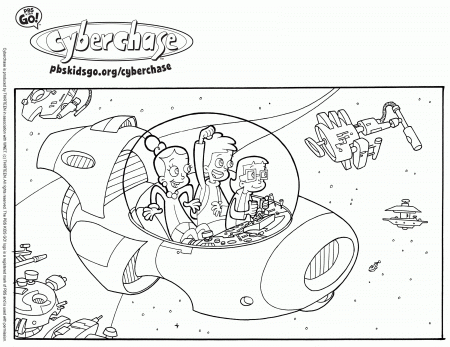 Cyberchase. Coloring Pages | PBS Parents