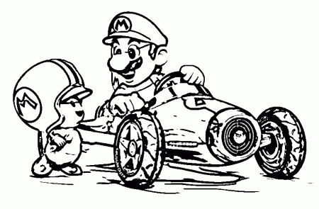 Mario Kart 8 Customization Coloring Page | Wecoloringpage