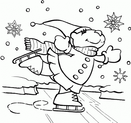 Ice Skates coloring pages