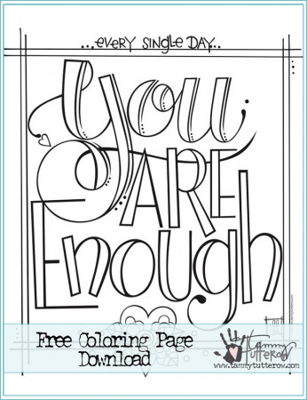 12 Inspiring Quote Coloring Pages for Adults–Free Printables ...