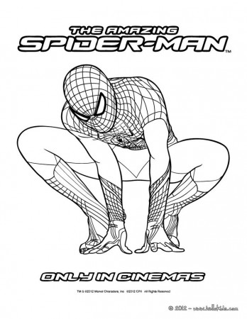 Amazing Spiderman coloring page. A nice ...