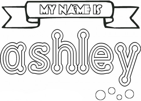 Girls Names Coloring Page - Coloring Home