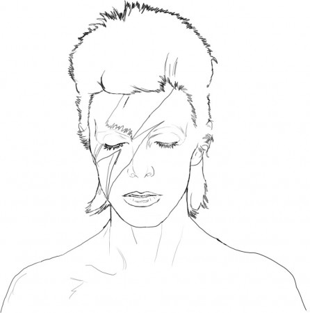 The David Bowie Coloring Book : Photo | Bowie art, Bowie, David bowie