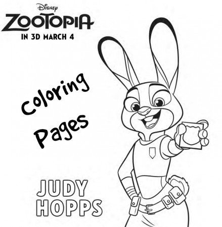 Zootopia Coloring Pages - Debt Free Spending