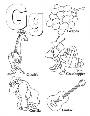 5 Best Images of Letter G Printable Book - Words That Start with ...