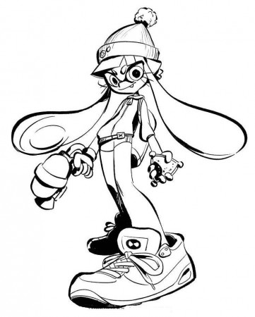 The Art of Splatoon Nintendo Coloring Pages for All-Ages | Animal ...