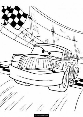 Chick Hicks Coloring Page