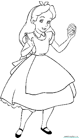 Alice In Wonderland Coloring Pages 1001 - Coloring Pages For All Ages