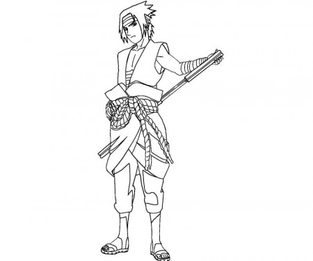 Sasuke Uchiha 25 Coloring | Crafty Teenager