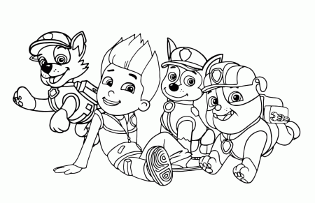 PAW Patrol - Ryder with Rocky Chase and Rubble