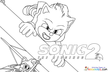 Sonic The Hedgehog 2 Coloring Pages