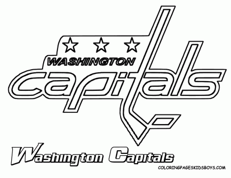 Washington Capitals Coloring Pages - Coloring Page