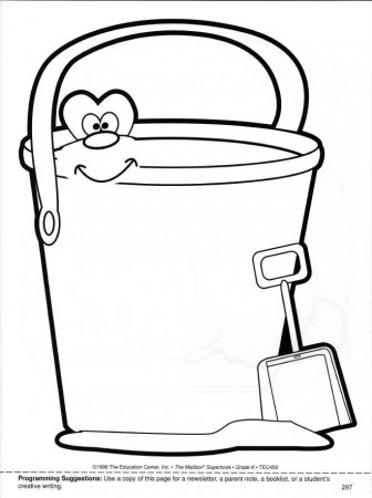 Coloring Page Bucket - Coloring Pages For All Ages
