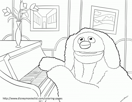 Disney's The Muppets Coloring Pages Sheet, Free Disney Printable ...