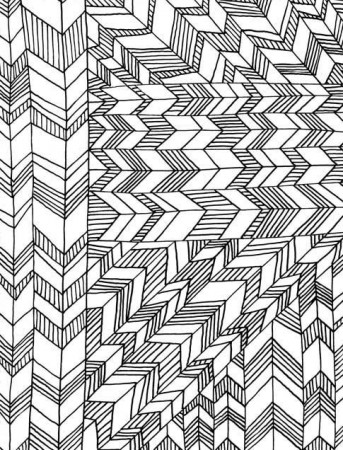 Geometric Patterns - Coloring Pages for Kids and for Adults
