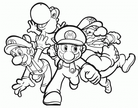 Super Mario Coloring Pages Koopa Troopa Super Mario Coloring Pages ...