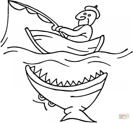 Boys fishers coloring page | Free Printable Coloring Pages