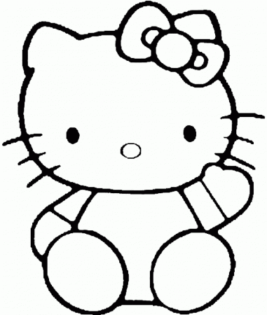 Cartoon Hello Kitty Coloring Pages - Coloring Pages For All Ages