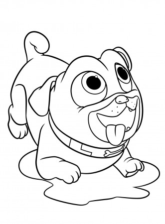 Coloring Pages : Puppy Pals Coloring At Getdrawings Free For Dog ...