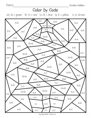 8 Pics of 1st Grade Addition Coloring Page - First Grade Addition ...