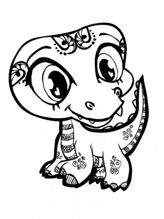 cute baby dinosaur coloring pages | Dinosaur World