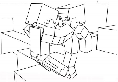 Coloring pages: Minecraft, printable for kids & adults, free