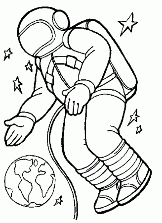 free astronauts coloring page | Crafts and Worksheets for Preschool,Toddler  and Kindergarten | Space coloring pages, Earth day coloring pages, Coloring  pages