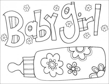 Free Printable Baby Coloring Pages For Kids
