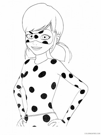Marinette Coloring Pages for Girls marinette 13 Printable 2021 0892  Coloring4free - Coloring4Free.com