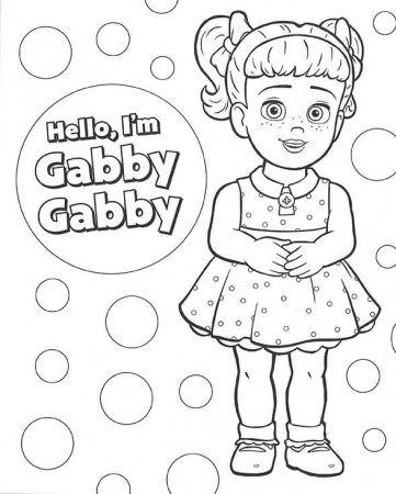 Gabby Gabby 2 Coloring Page - Free Printable Coloring Pages for Kids