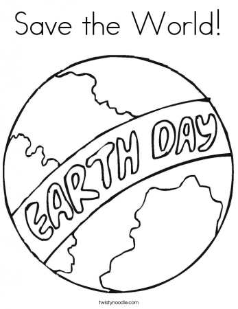Coloring Pages On Save Earth - High Quality Coloring Pages