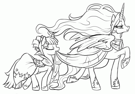 Printable 24 My Little Pony Coloring Pages Princess Celestia 3177 ...